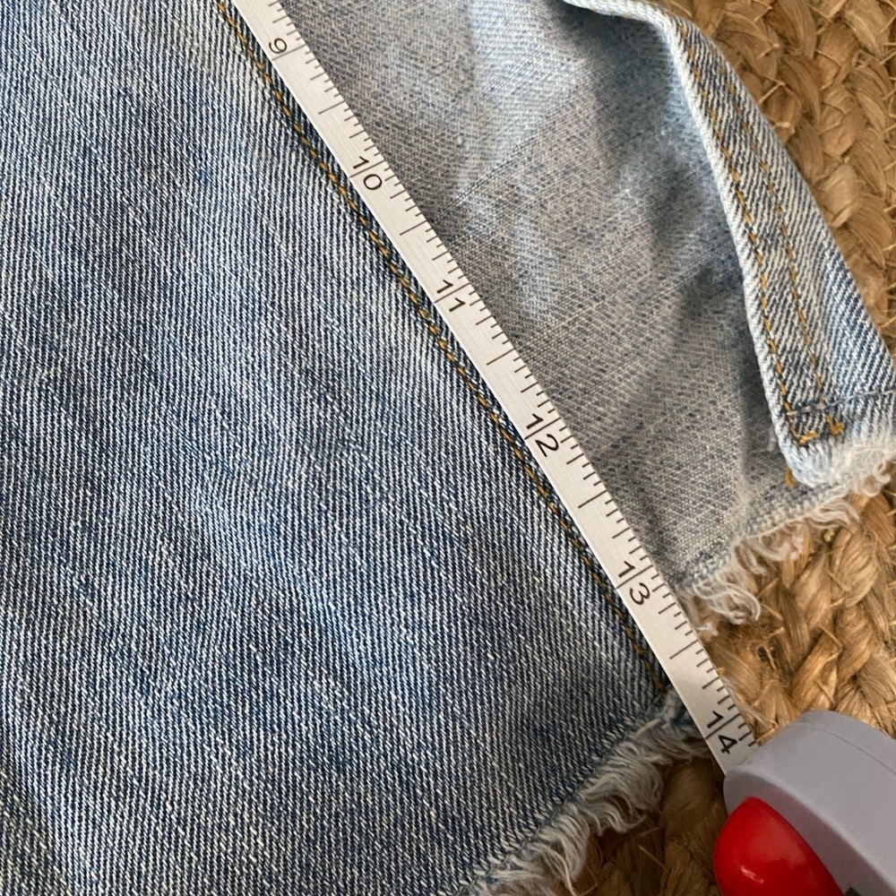 NWOT Forever 21 Light Blue Denim Midi Skirt Size 2X - Picture 11 of 13